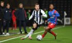 Callum Roberts of Notts County in action during the Vanarama National League match against Dagenham and Redbridge.