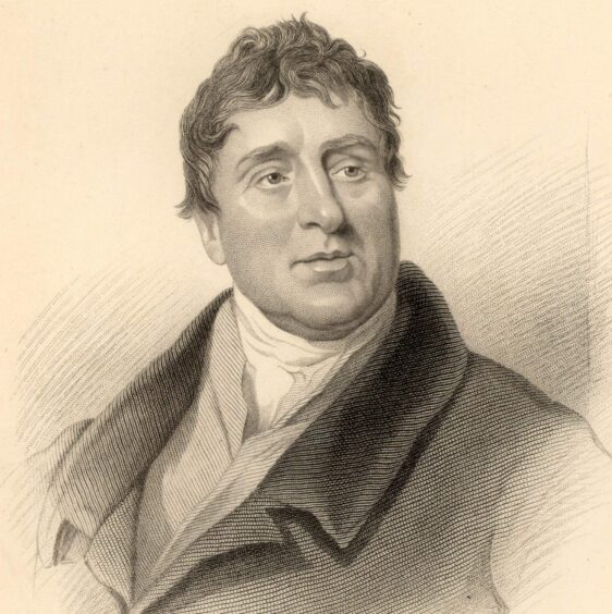 An engraving of Thomas Telford