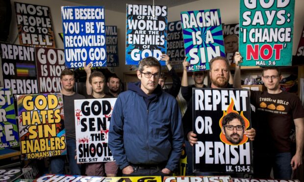 Louis Theroux met members of the Westboro Baptist Church on numerous occasions when filming documentaries on the organisation.