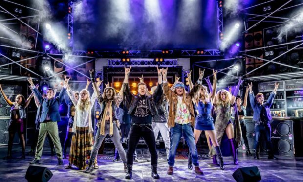 Aberdeen actor Reece Duncan is looking forward to coming home in the cast of hit musical Rock Of Ages at His Majesty's. Image: Aberdeen Performing Arts