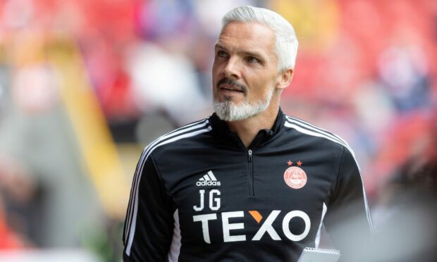 Jim Goodwin says Aberdeen players told they can find a new club have the ball in their own court