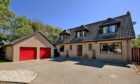 Handsome home: This beautiful five bedroom home with river views is on the market in Ellon.