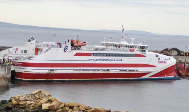 MV Pentalina could be rented by CalMac. Photo by Donaldson News.