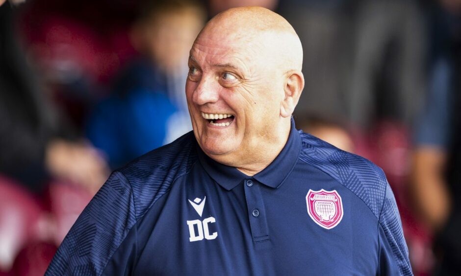 Arbroath manager Dick Campbell, who will face Duncan Ferguson's Inverness Caledonian Thistle on Saturday.
