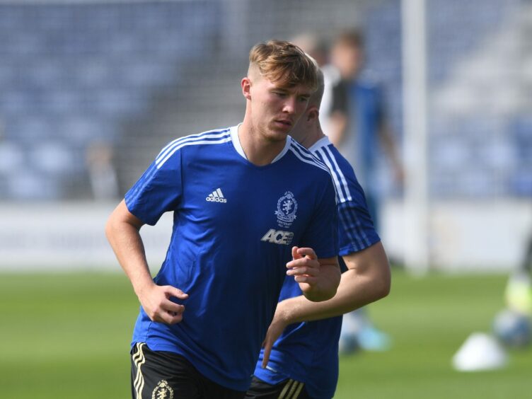 Cieran Dunne made his debut for Cove Rangers
