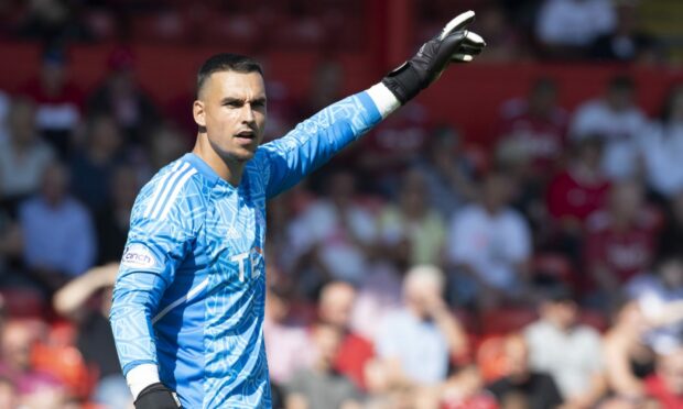 Summer signing Kelle Roos has become Aberdeen's first choice keeper.