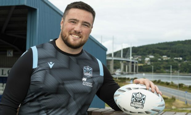 Glasgow Warriors prop Zander Fagerson visited the Caledonian Stadium on Wednesday to preview their pre-season clash against Worcester Warriors in Inverness next Friday.