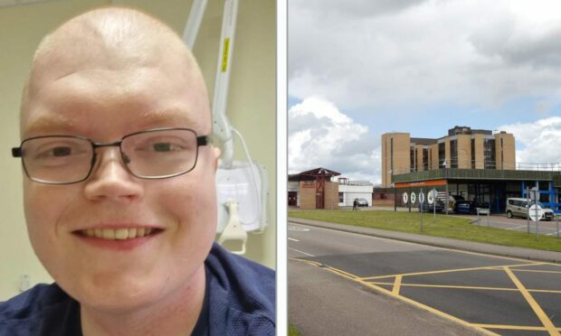 Alistair Gibson underwent chemotherapy at Raigmore Hospital, just a day after his diagnosis.