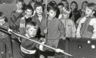 1986 - Derek Miller, 6, takes a shot in the final of the under-12s Tillydrone Community Centre pool competition