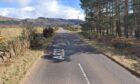 The accident happened on the A832 road. Supplied by Google Maps.