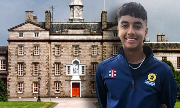 Robert Gordon's College student Adi Hegde aims to conquer the world with bat and ball.