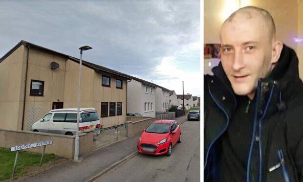 Alan Whyte prompted a huge police response in Brodie Avenue, Buckie.