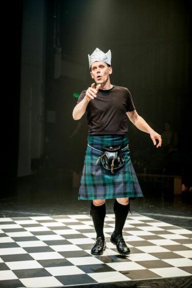 Picture of storyteller Andy Cannon who will be performing at the history festival in Aberdeen.