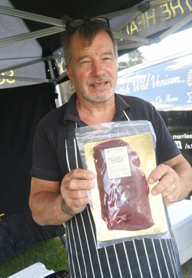 William Merrilees with one of his products
