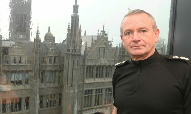 Chief Constable Sir Iain Livingstone, pictured in Aberdeen.
