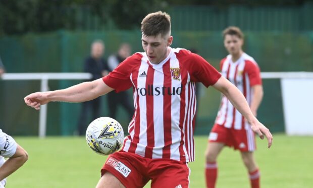 Mark Gallagher has impressed during his time with Formartine United