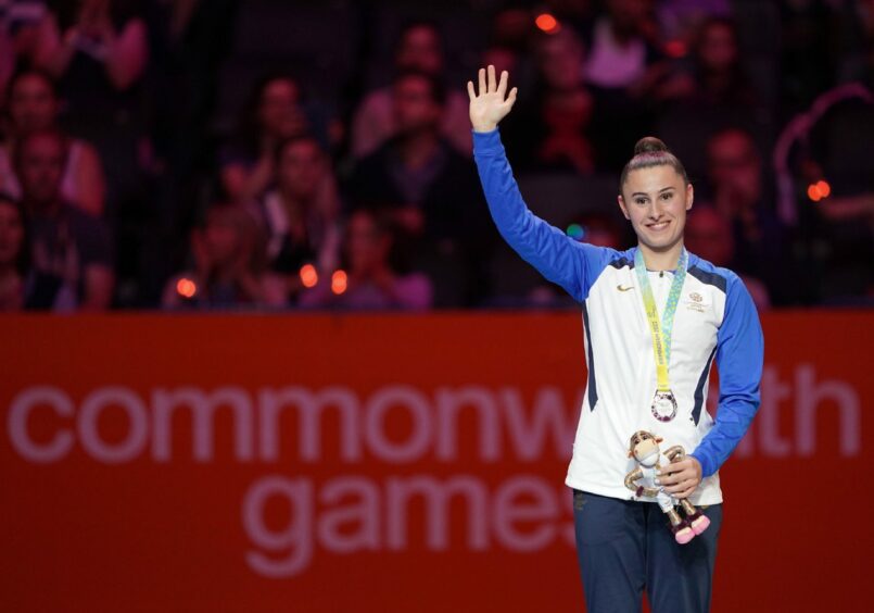 Commonwealth Games silver-medalist Louise Christie. Photo by Zac Goodwin/PA Wire