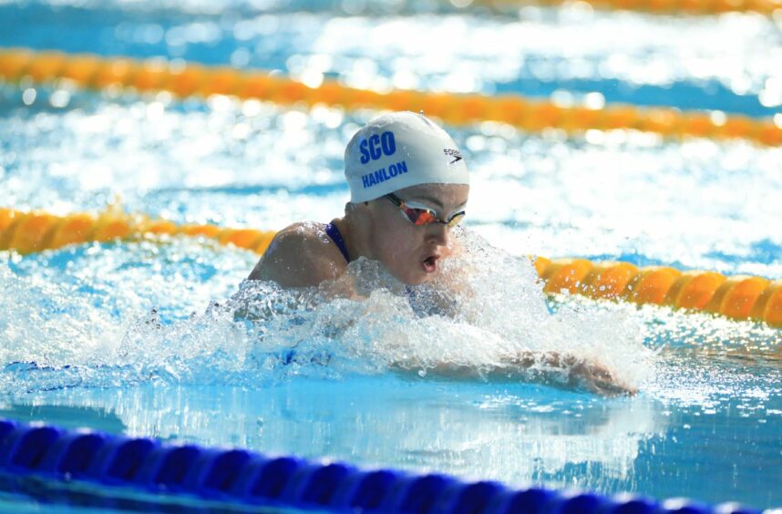 Stornoway swimmer Kara Hanlon. Photo by Bradley Collyer/PA Wire