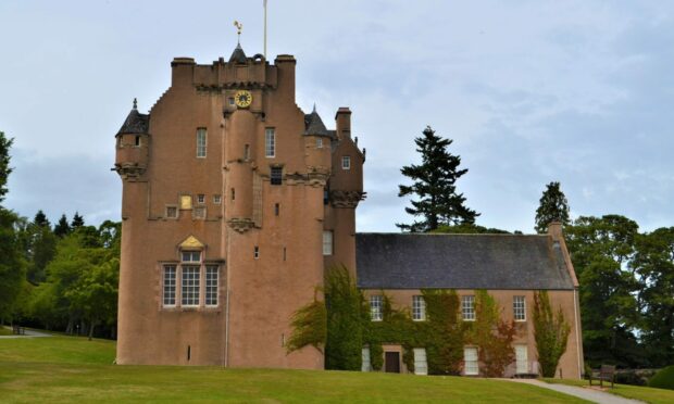 George enjoyed a break in Banchory, and visited Crathes Castle.