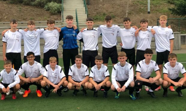 Culter Colts under-16's squad.