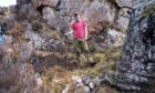 Dr Daniel Rhodes, NTS archaeologist, at the site of one of Torridon's many illicit stills.