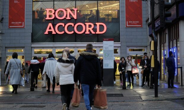 The Bon Accord Shopping Centre, which was built in 1990, extends to two main buildings on George Street and Union Street.