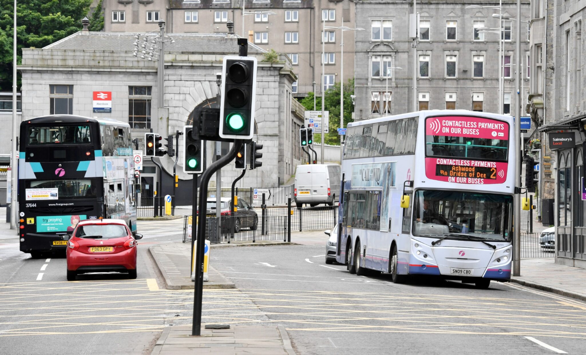 Bus gates and car ban to be introduced in Aberdeen next year