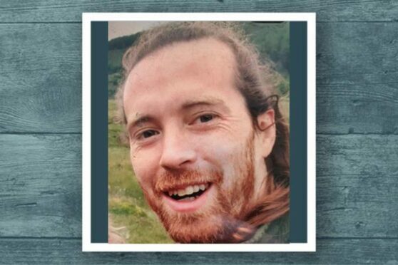 Finn Creaney, 32, a bushcraft expert went missing from a walk in March. Image: Police Scotland/ DC Thomson.