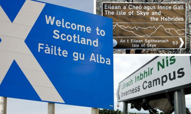 Gaelic is a key factor in people coming to Scotland. Image: Sandy McCook/ DC Thomson.