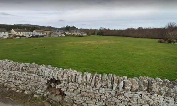 Highland Council wants to develop this Golspie field into new homes.