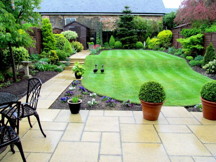 A well manicured lawn by Green Thumb