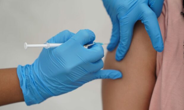 Eligible individuals will be offered the vaccine in the Grampian area.  Photo supplied by Kirsty O'Connor/PA Wire.