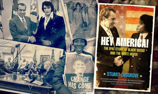 Stuart Cosgrove's new book, Hey America, examines the links between music and politics in the US.