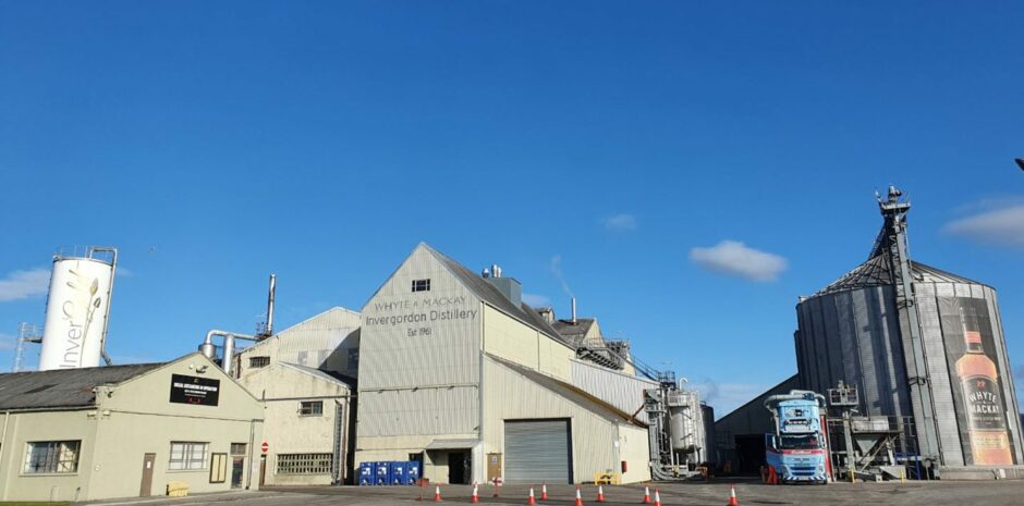 Whyte & Mackay Invergordon distillery.