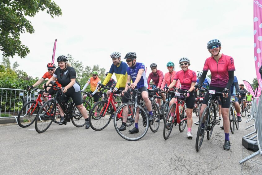 Ride the North raised £100k. Picture by JASON HEDGES