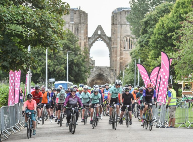 Ride the North raised £100k. Picture by JASON HEDGES
