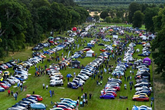 Aberdeen Performance Car Show 2022 at Castle Fraser. Picture by Kenny Elrick