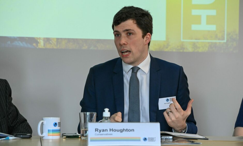 Conservative group leader Ryan Houghton was left 'perplexed' as last minute talks to rule out a council buyout of Aberdeen's Trinity Centre. Picture by Kenny Elrick/DCT Media.