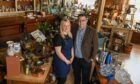 Aladdin's Cave: Melanie Wilson, pictured with her partner Billy Milne, has recently opened her new vintage shop in Insch. Photos by Kenny Elrick, DC Thomson.
