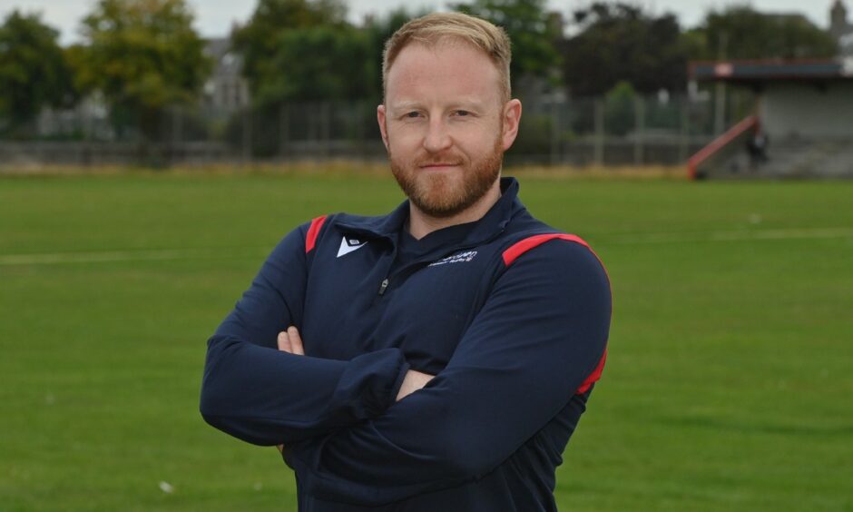 Aberdeen Grammar co-lead coach Greig Ryan. Image: Kenny Elrick/DC Thomson