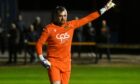 Huntly goalkeeper Euan Storrier. Image: Kenny Elrick/DC Thomson