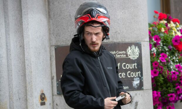 Darren Small was caught with cannabis thought to be worth more than £2,000.