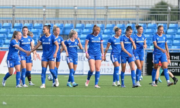 SWPL 1 reigning champions Rangers have made a perfect start to the season alongside Celtic and Glasgow City (Image: Kath Flannery)