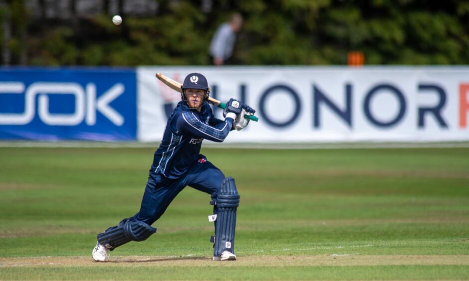 Michael Leask is keen to lead Scotland to another 50-over World Cup. Image: Kath Flannery/DC Thomson