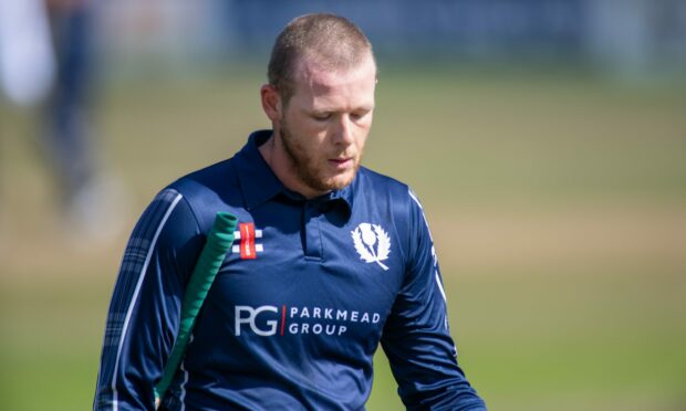 Scotland all-rounder Michael Leask. Image: Kath Flannery/DC Thomson