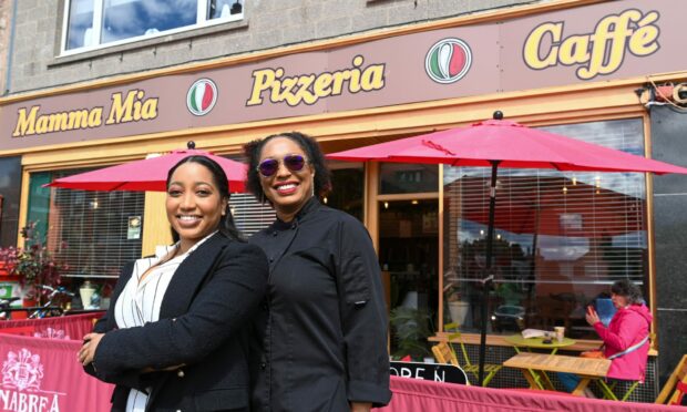 Shinice Nelson and Lesia Robertson are the proud owners of Mamma Mia in Banchory.