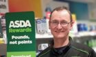 Aberdeen Asda worker Ken Inglis has been thanked for his caring nature. Supplied by Asda.
