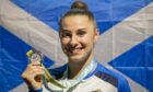 Aberdeen gymnast Louise Christie. Image: Ewan Bootman/SNS