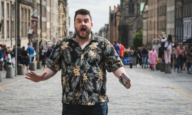 Martin Bearne is appearing in his one-man show, Broken Funnies, at the Edinburgh Festival Fringe. Pictures by Claire Clifton Coles.