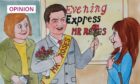 Big Brother winner Cameron Stout became the Evening Express’s Mr Roses on successive Valentine’s Days.